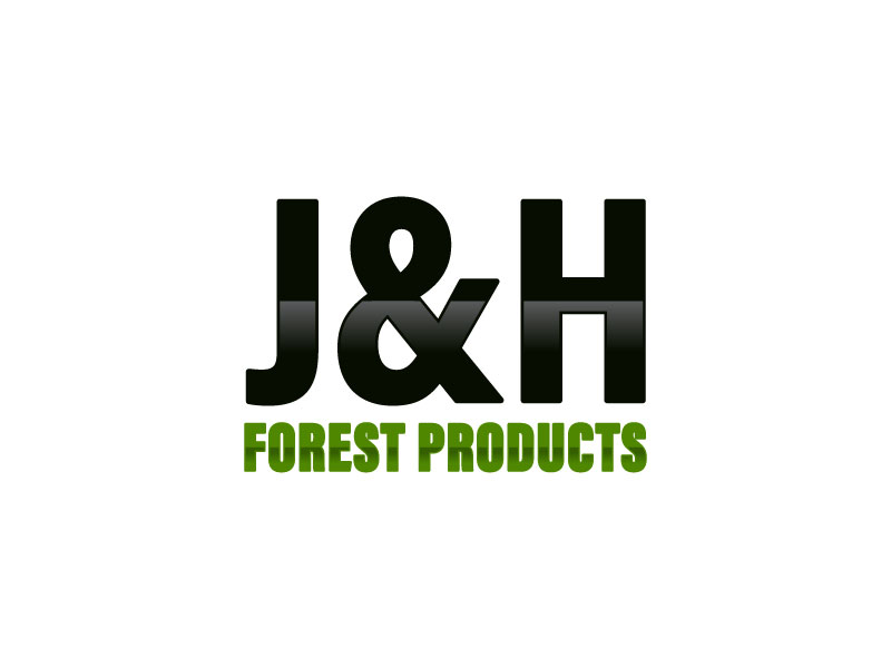 J&H Forest Products logo design by aryamaity