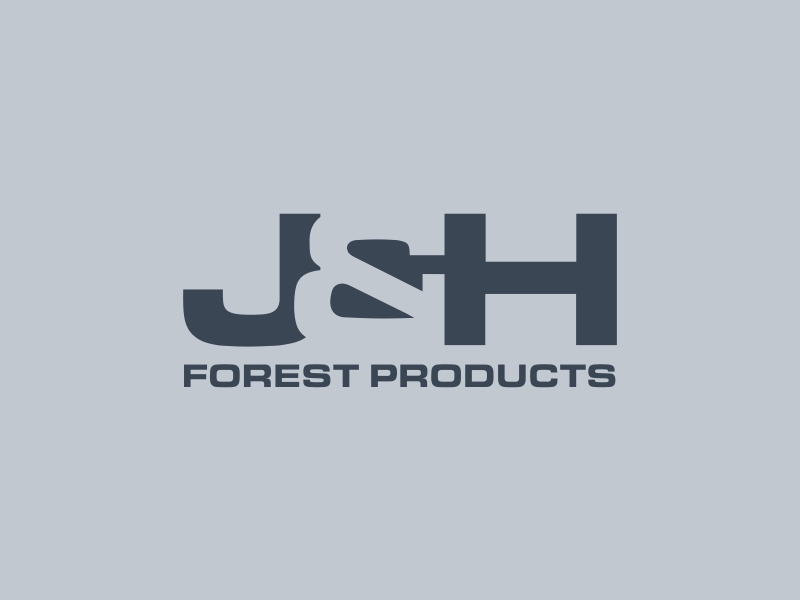 J&H Forest Products logo design by Greenlight