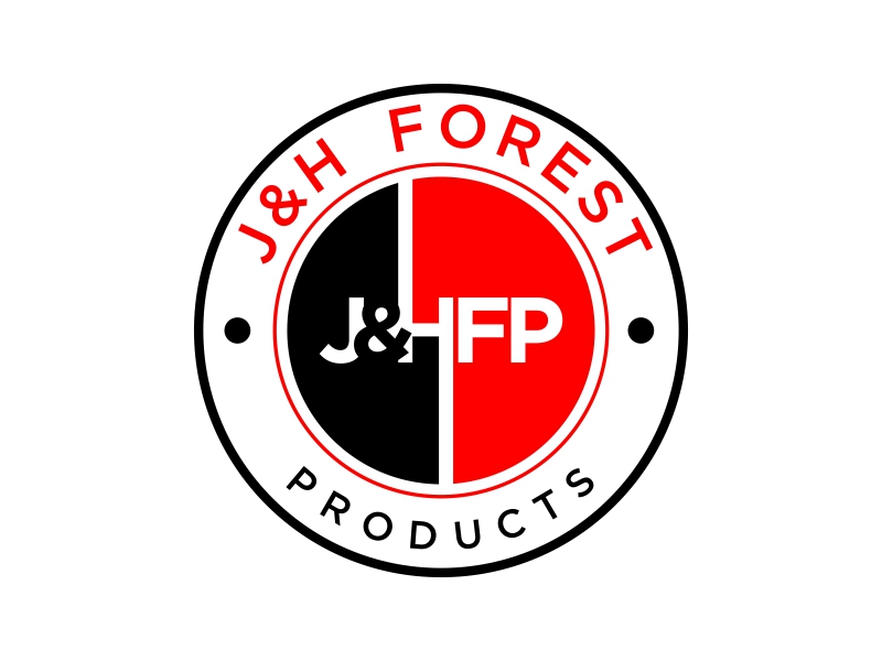 J&H Forest Products logo design by qqdesigns