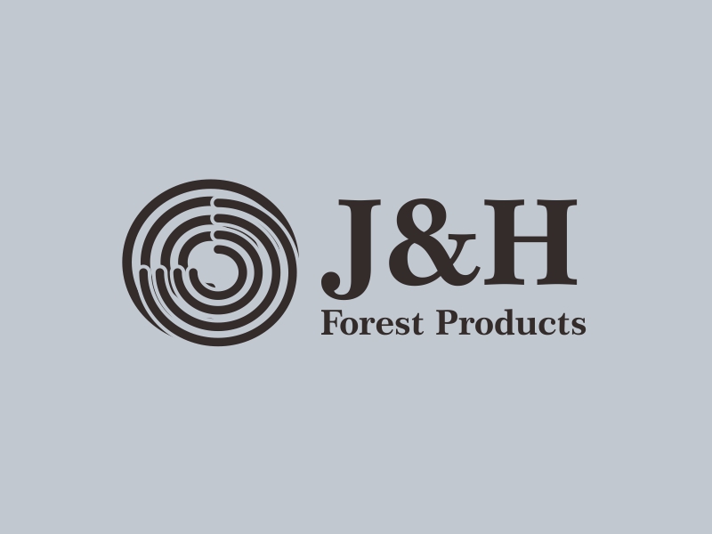J&H Forest Products logo design by Greenlight