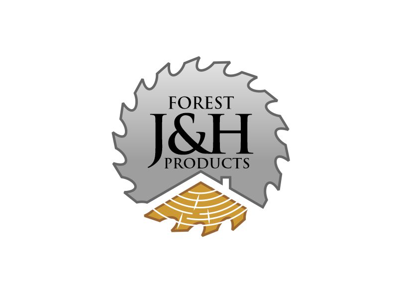 J&H Forest Products logo design by maisart