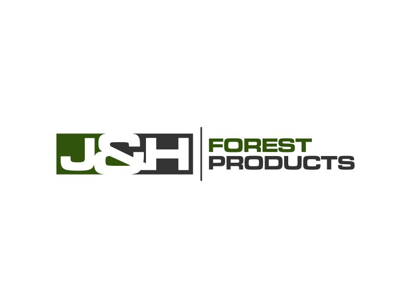 J&H Forest Products logo design by RIANW