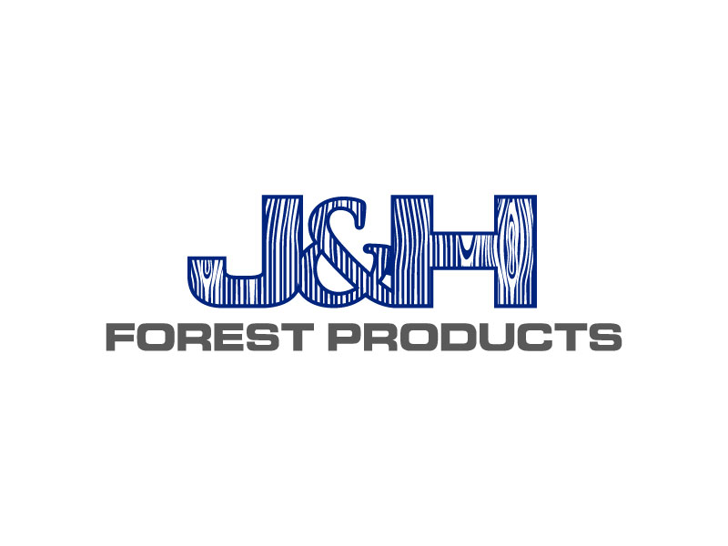 J&H Forest Products logo design by mewlana