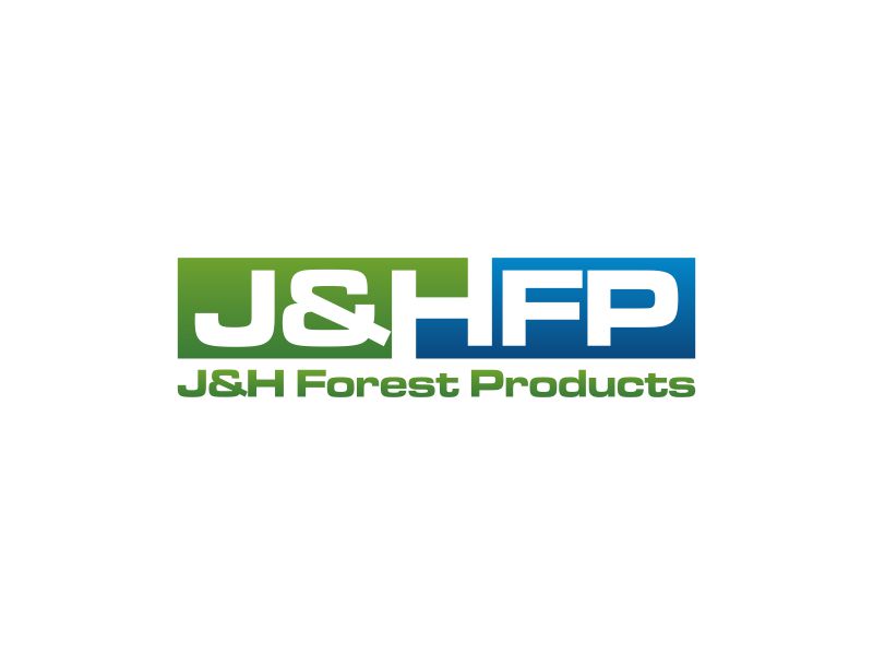 J&H Forest Products logo design by Purwoko21