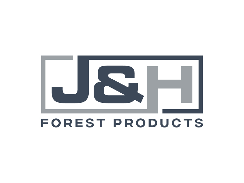 J&H Forest Products logo design by denfransko