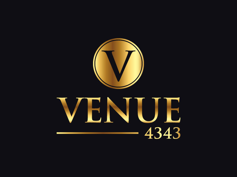 VENUE 4343 logo design by aryamaity