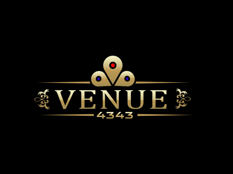 VENUE 4343 logo design by bougalla005