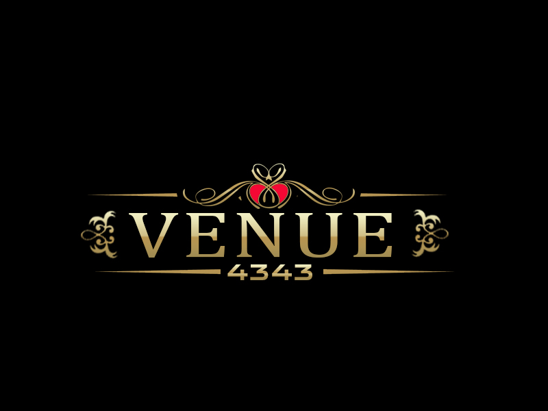 VENUE 4343 logo design by bougalla005