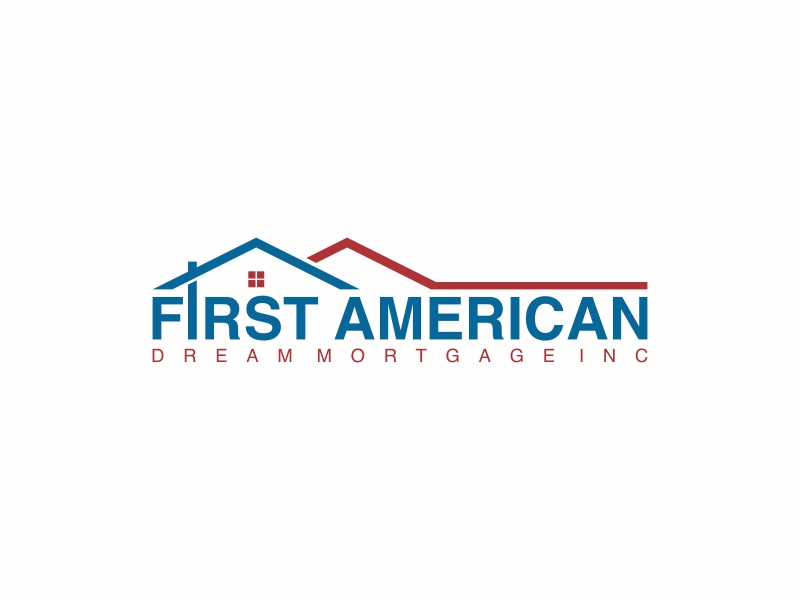 First American Dream Mortgage Inc logo design by glasslogo