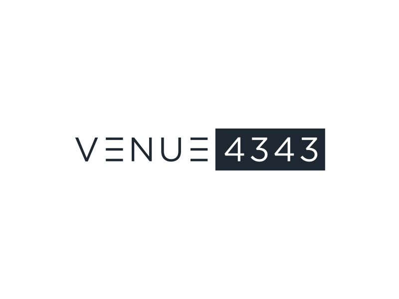 VENUE 4343 logo design by GassPoll