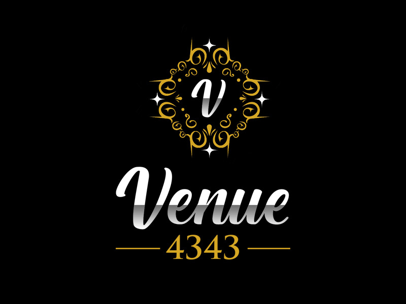 VENUE 4343 logo design by Bananalicious