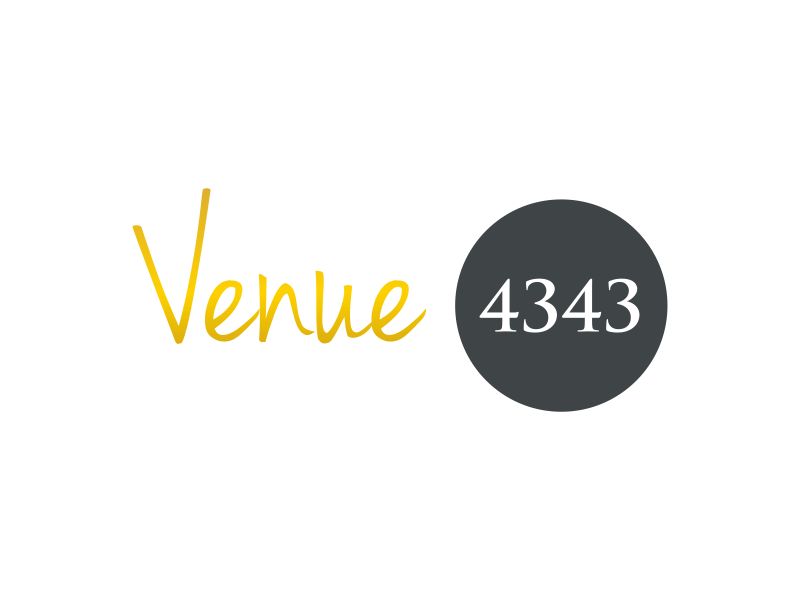 VENUE 4343 logo design by GassPoll