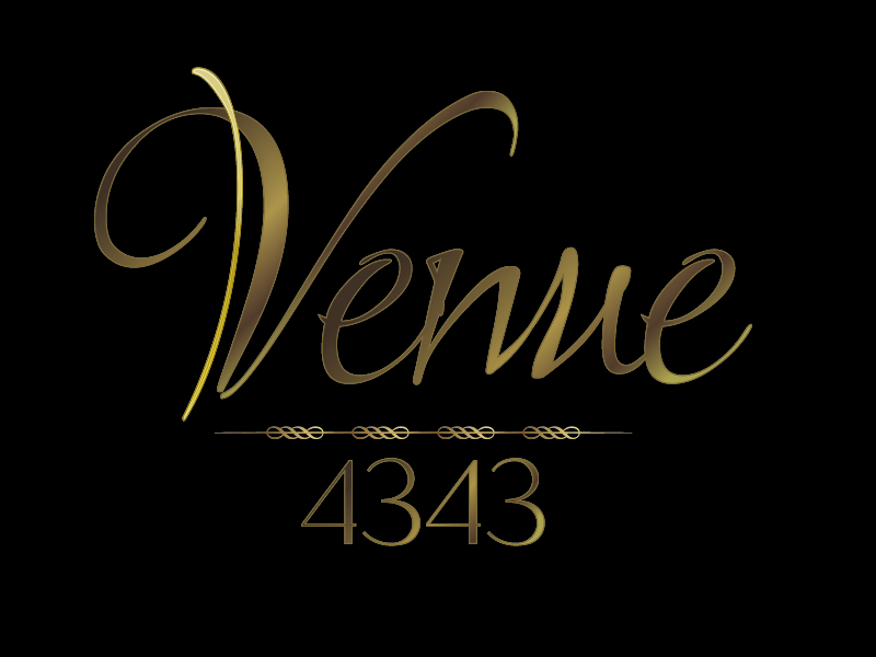 VENUE 4343 logo design by Carli