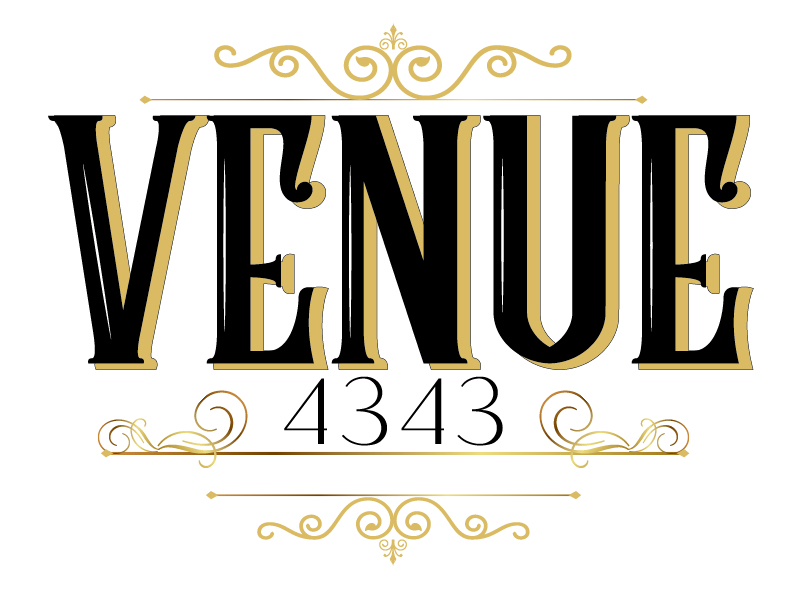 VENUE 4343 logo design by Carli