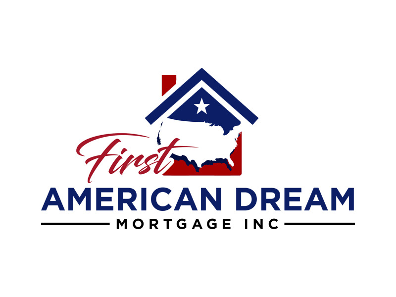 First American Dream Mortgage Inc logo design by Bananalicious