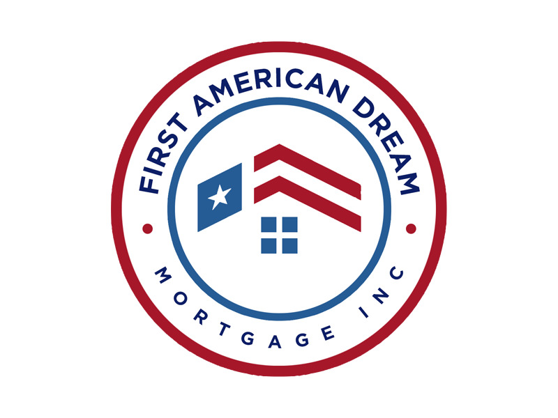 First American Dream Mortgage Inc logo design by Bananalicious