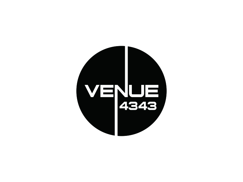 VENUE 4343 logo design by bomie