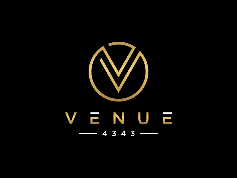 VENUE 4343 logo design by KaySa