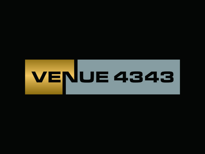 VENUE 4343 logo design by ozenkgraphic