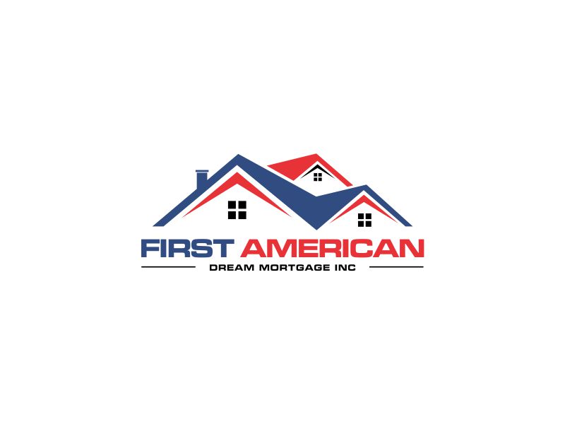 First American Dream Mortgage Inc logo design by oke2angconcept