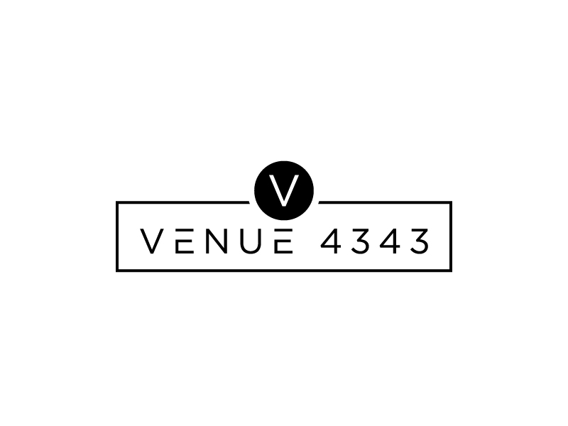 VENUE 4343 logo design by Erasedink