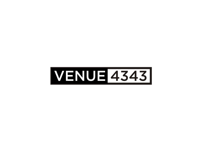 VENUE 4343 logo design by sheilavalencia