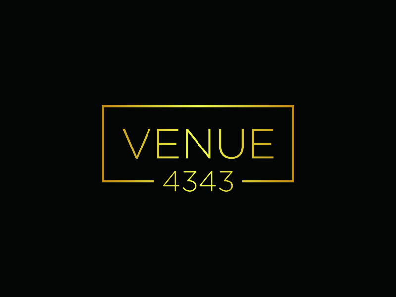 VENUE 4343 logo design by bomie