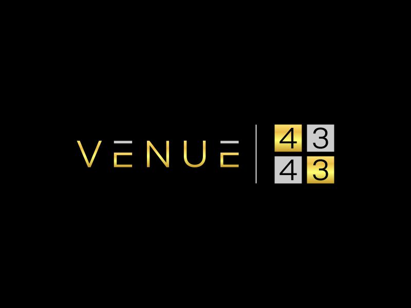 VENUE 4343 logo design by zonpipo1