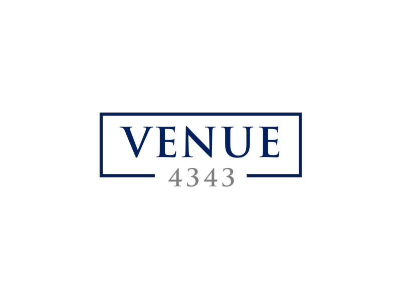 VENUE 4343 logo design by tejo