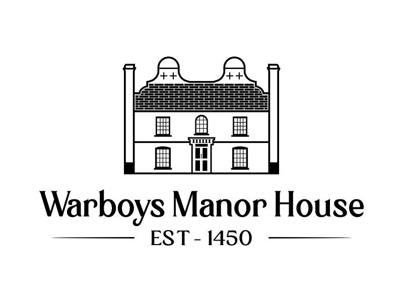 Warboys Manor House logo design by MonkDesign