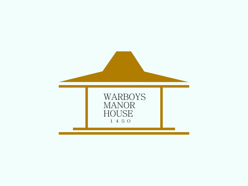 Warboys Manor House logo design by mbamboex