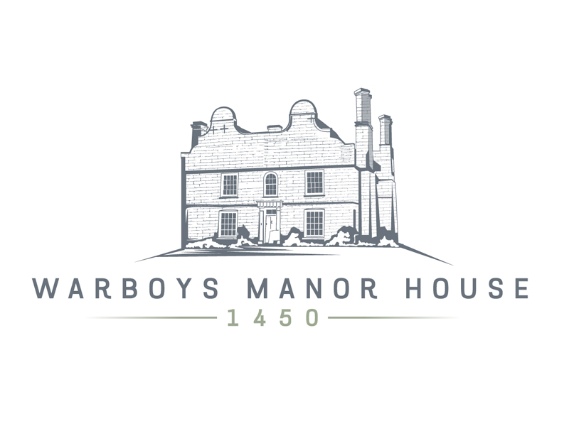 Warboys Manor House logo design by DreamLogoDesign