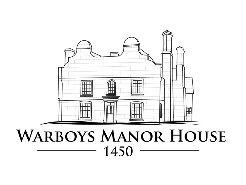 Warboys Manor House logo design by DreamLogoDesign