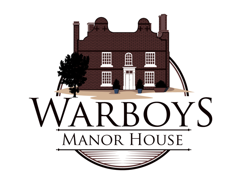 Warboys Manor House logo design by DreamLogoDesign