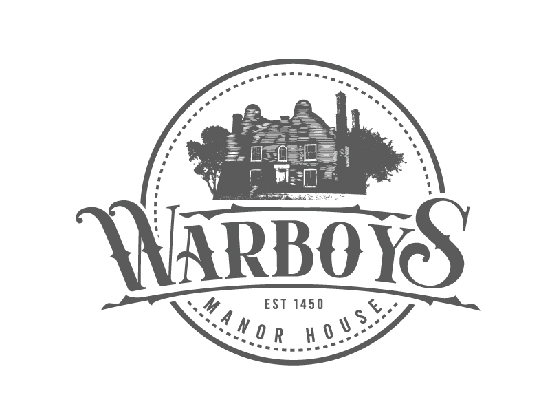 Warboys Manor House logo design by REDCROW