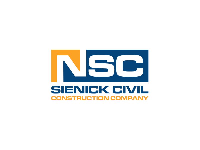 Sienick Civil Construction Company logo design by EkoBooM