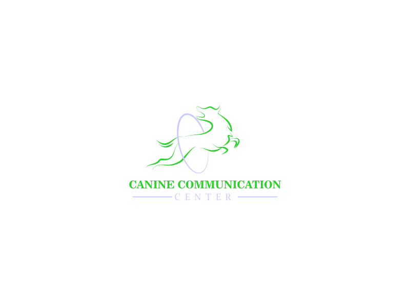 Canine Communication Center - you can check out the website at www.thewineglassranch.com logo design by DanizmaArt