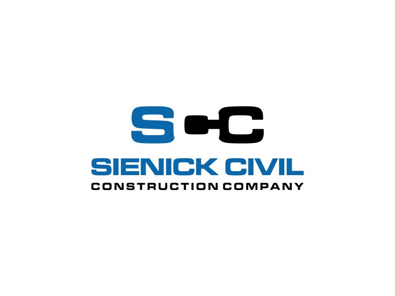 Sienick Civil Construction Company logo design by oke2angconcept