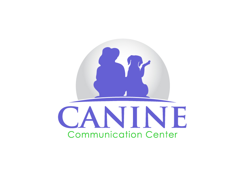 Canine Communication Center - you can check out the website at www.thewineglassranch.com logo design by Marianne