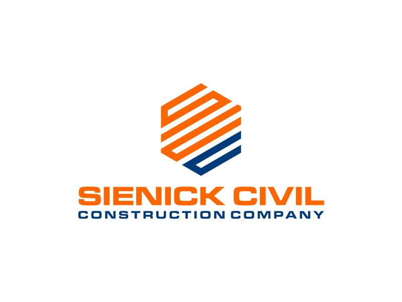 Sienick Civil Construction Company logo design by GassPoll