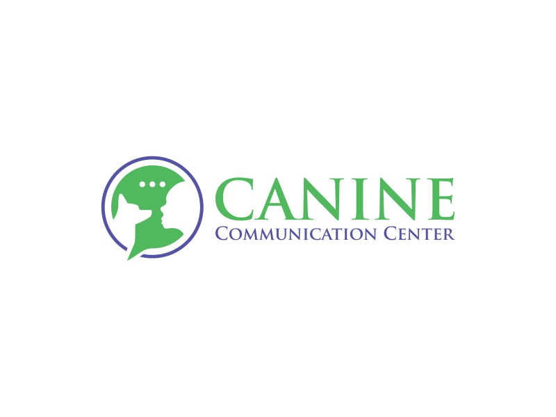 Canine Communication Center - you can check out the website at www.thewineglassranch.com logo design by thiotadj