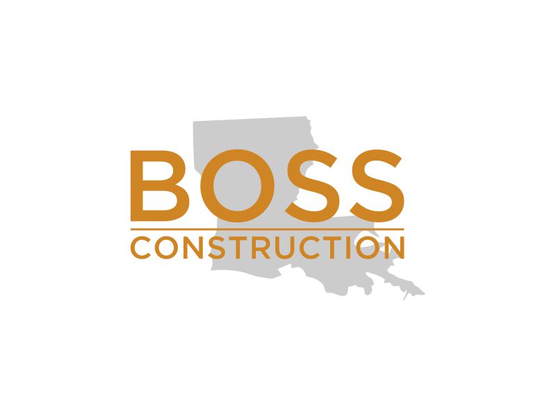 Boss Construction logo design by blessings