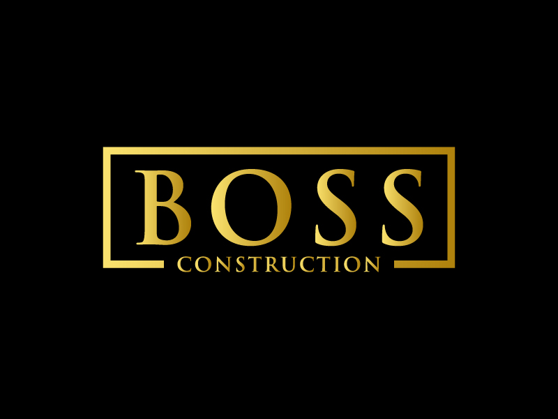 Boss Construction logo design by DreamCather
