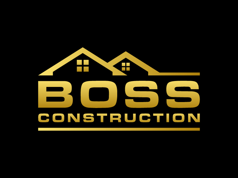 Boss Construction logo design by DreamCather
