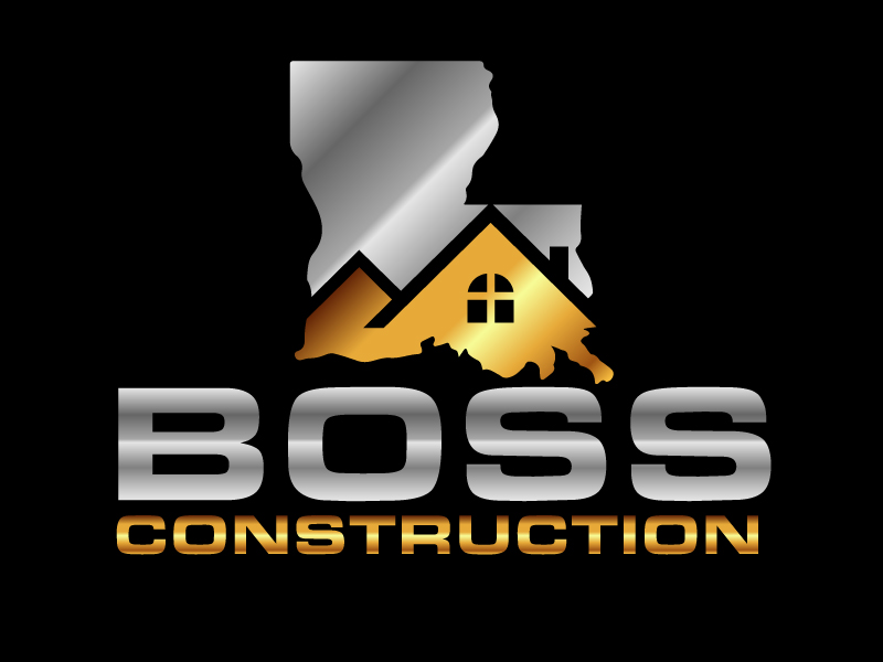Boss Construction logo design by ElonStark