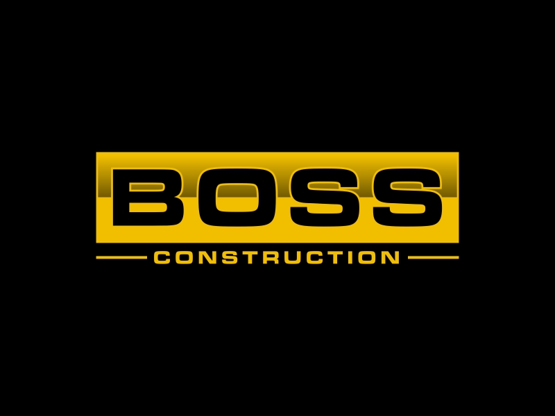 Boss Construction logo design by kurnia