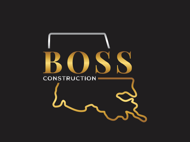 Boss Construction logo design by rokenrol
