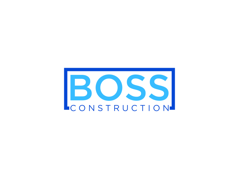 Boss Construction logo design by Msinur