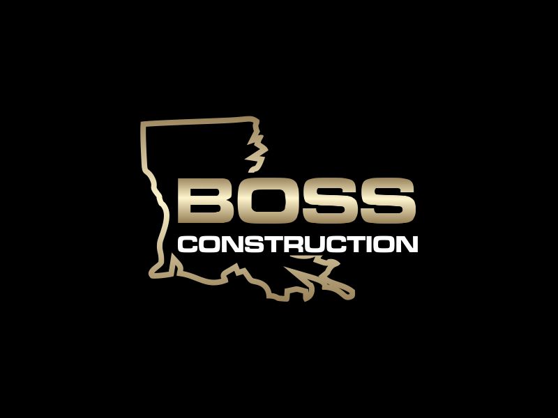 Boss Construction logo design by oke2angconcept