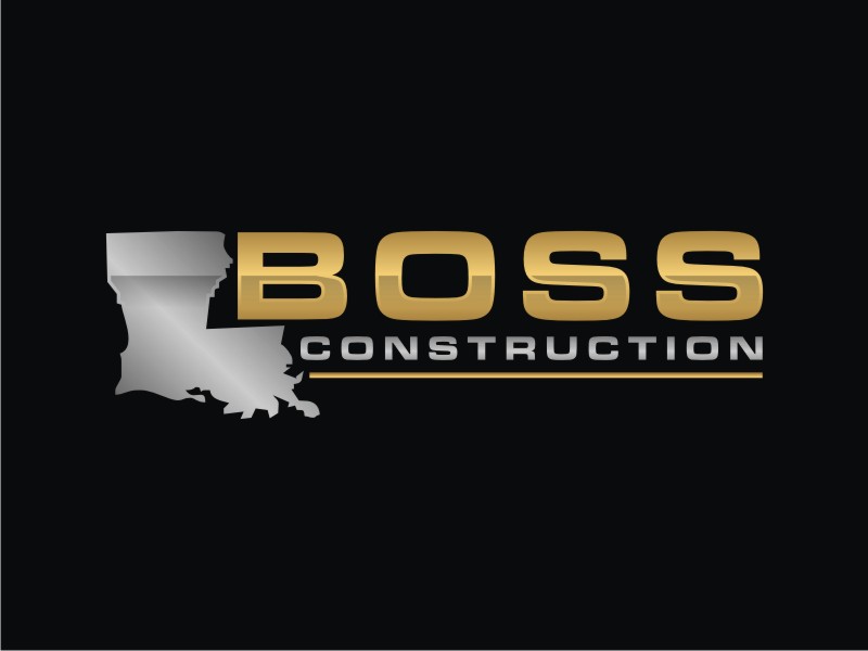 Boss Construction logo design by Artomoro